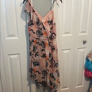 a.n.a Pink Floral Dress
